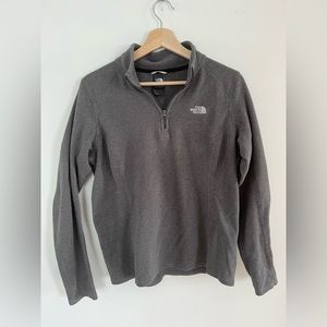 The North Face gray fleece women’s M